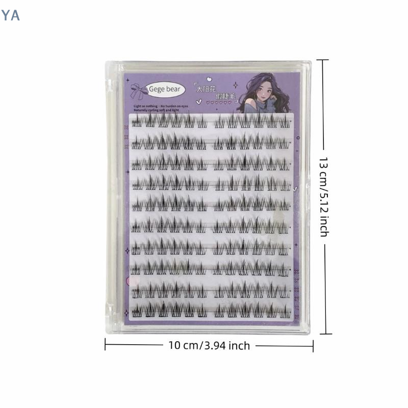 Eyelash Extension Natural - 【SA】【SA】Накладные ресницы без клея, дизайн «Солнце»,