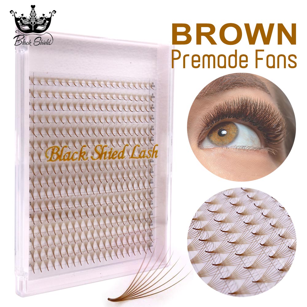 Eyelash Extension Russian - 320 цветных ресниц-пучков с заостренным основанием,