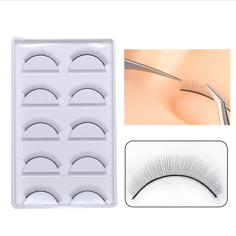 Funny Eyelash Extension - 5/10/25 пар тренировочных ресниц, наращивание ресниц,