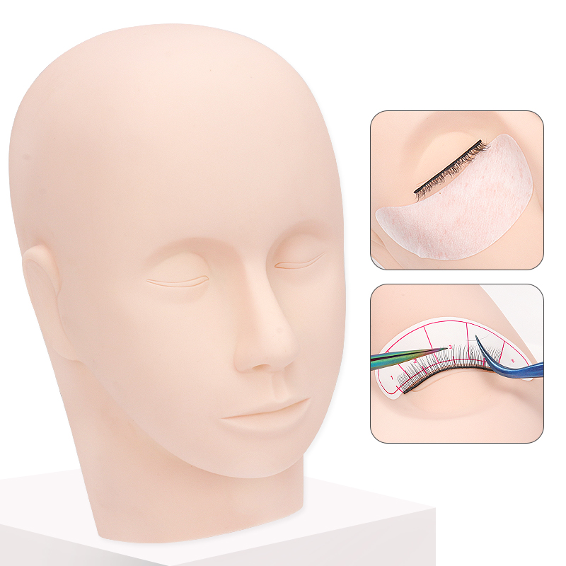 Eyelash Extension Class - 1 шт. тренировочная голова для наращивания