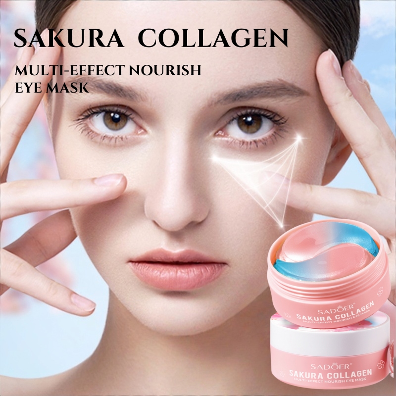 Eye Pad Collagen - 60 шт. многофункциональных питательных масок для