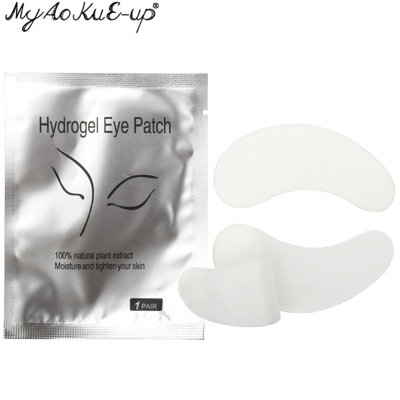 Накладки на глаза, 50 пар, гид – обзор и цена Eyelash Extension Eye Mask