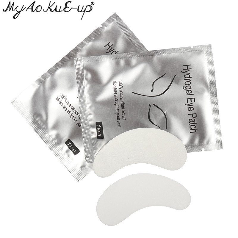 Накладки на глаза, 50 пар, гид – обзор и цена Eyelash Extension Eye Mask
