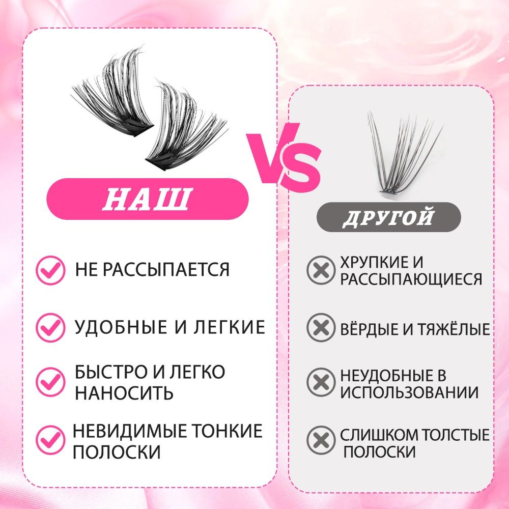 Накладные ресницы Natural Look – обзор и цена Eyelash Extension Natural
