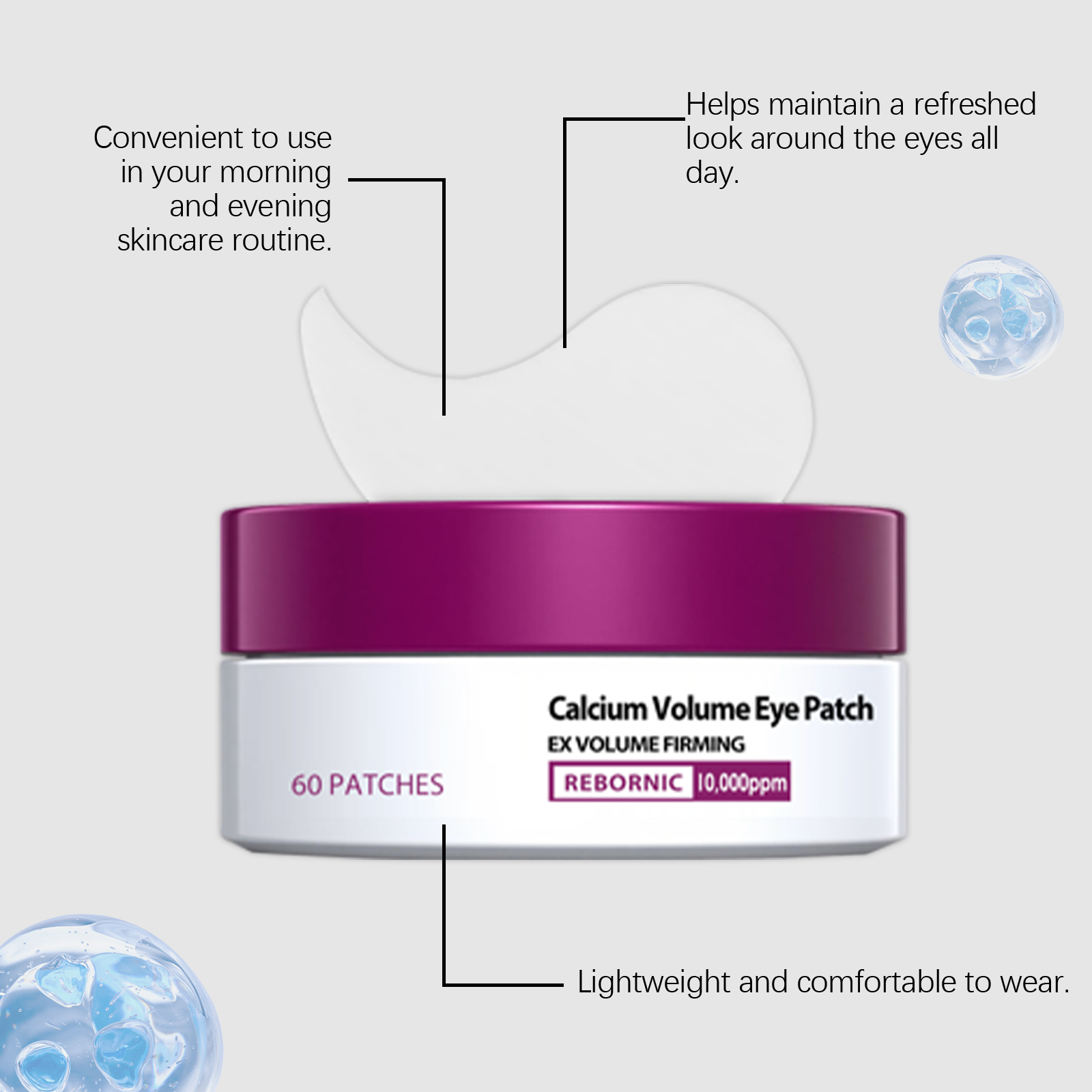 Кальциевые патчи для глаз с ко – обзор и цена Eye Pad Collagen
