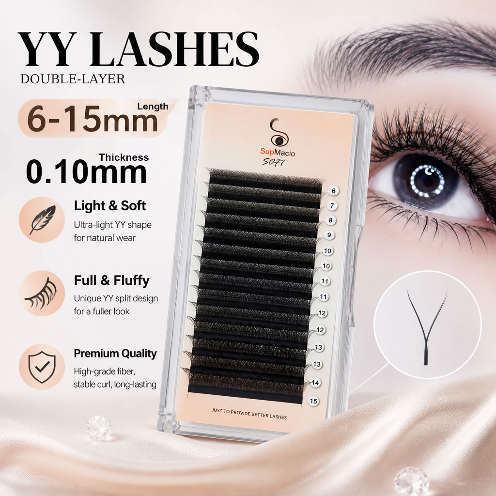 Supmacio 0,10 мм YY Lash Y-обр – обзор и цена Eyelash Extension Y Shape