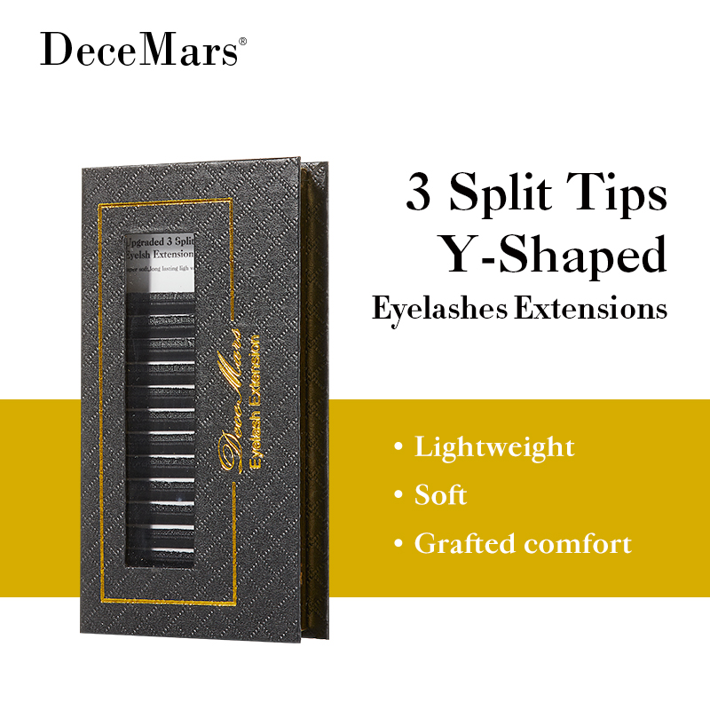 3 разделенных наконечника Y-об – обзор и цена Eyelash Extension Y Shape
