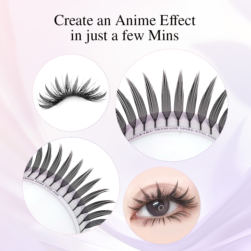 NAGARAKU готовые шипованные ре – обзор и цена Funny Eyelash Extension