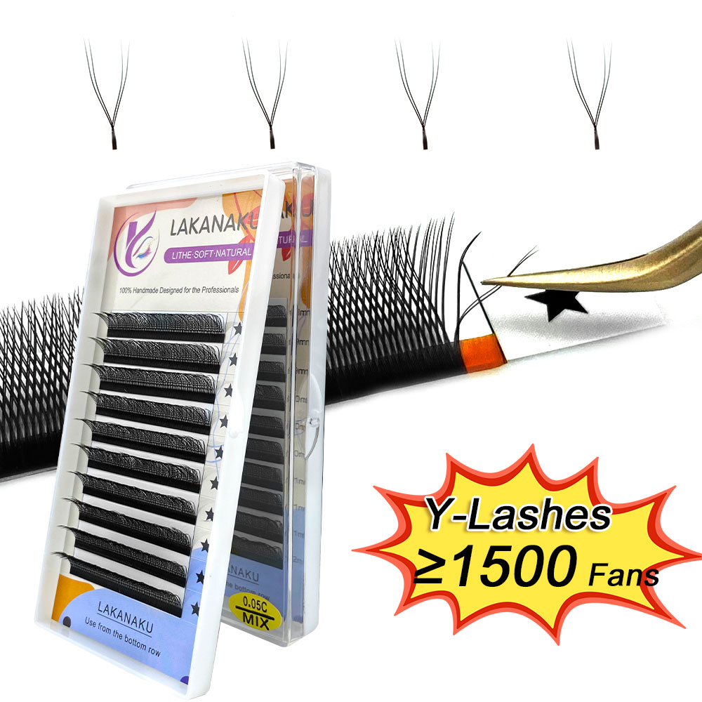 LAKANAKU Y Lashes Наращивание  – обзор и цена Eyelash Extension Y Shape