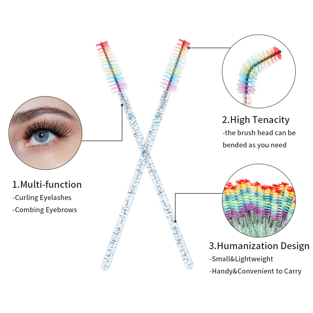 50 шт. Радужные кристальные ки – обзор и цена Eyelash Extension Usa