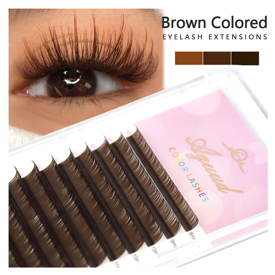 Цвет ресниц, фиолетовый, синий – обзор и цена Funny Eyelash Extension