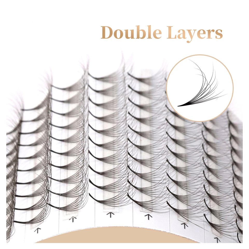 Двухслойные накладные ресницы  – обзор и цена Mega Volume Lash
