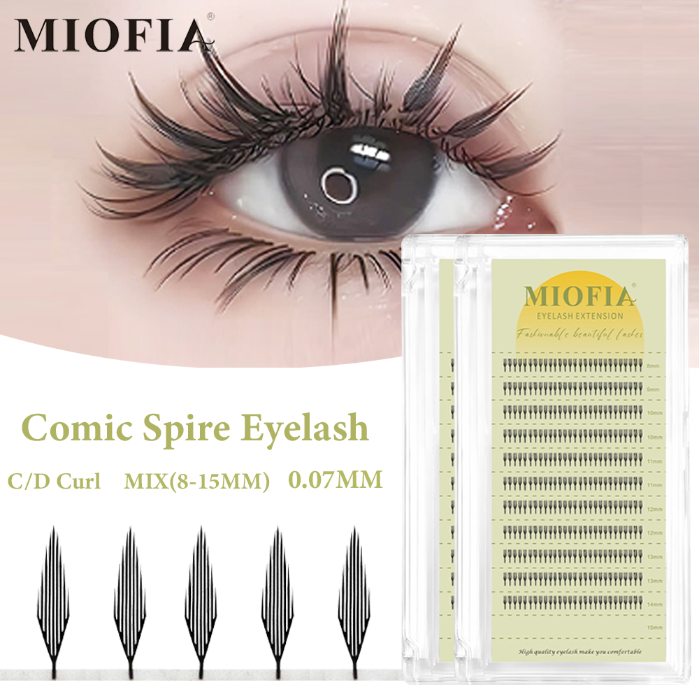 Накладные ресницы Anime Spire, – обзор и цена Funny Eyelash Extension