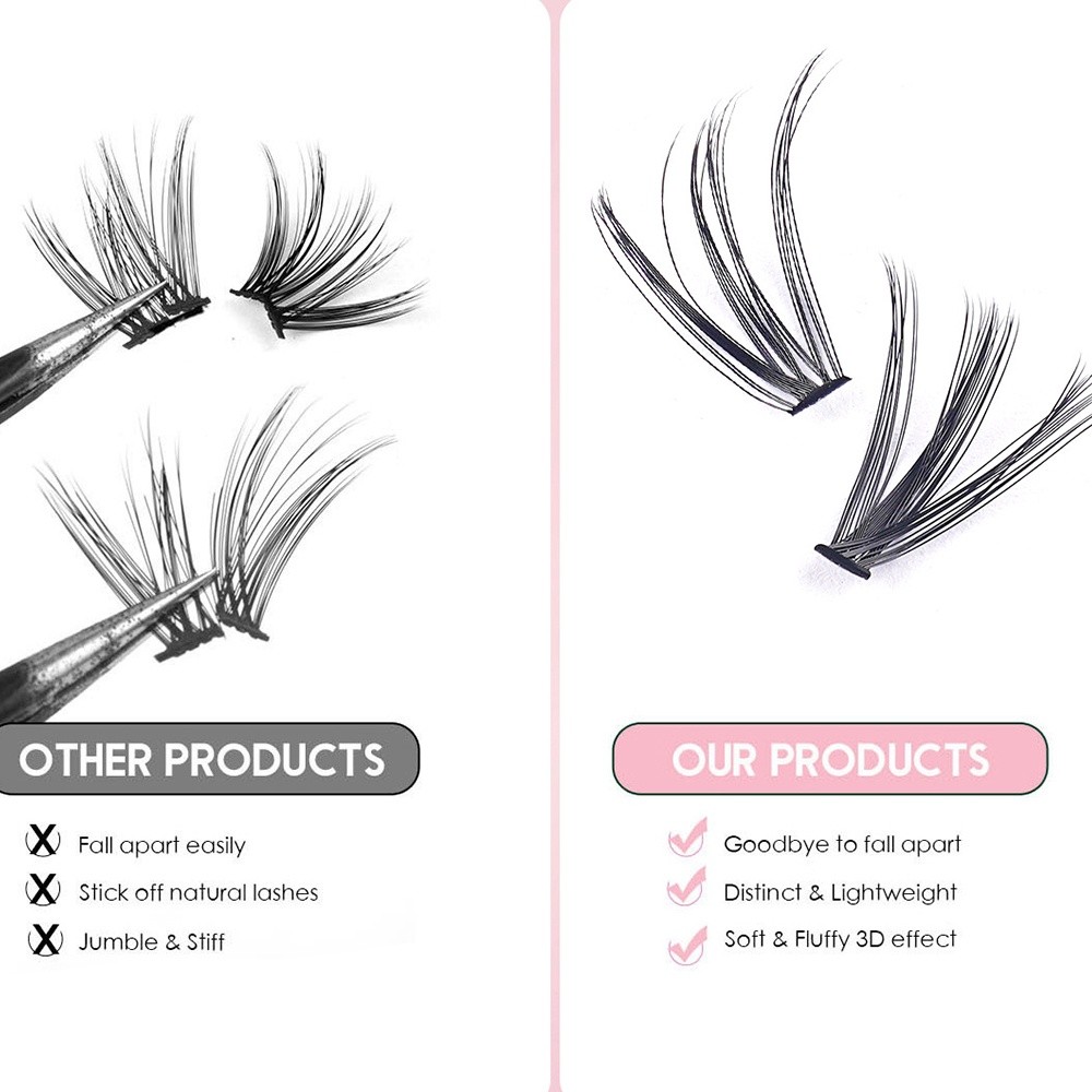 Накладные ресницы 8-16 мм: нат – обзор и цена Eyelash Extension Natural