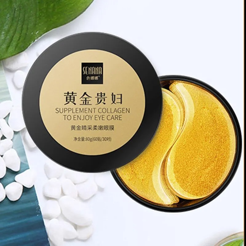 60 шт., Золотая увлажняющая ма – обзор и цена Eye Pad Collagen